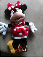 Knuffel Mini Mouse Disney rood, Ophalen of Verzenden, Mickey Mouse, Zo goed als nieuw, Knuffel