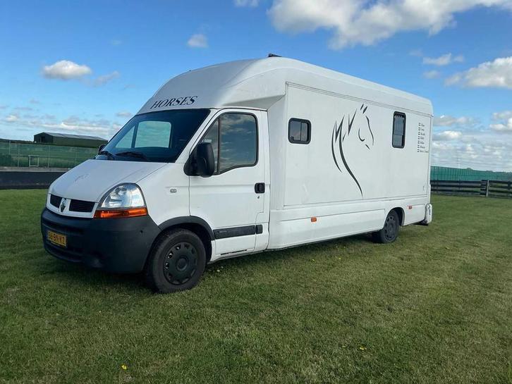 Renault - 2004 - Master 3.5T paarden veewagen - Vrachtwagen, Auto's, Vrachtwagens, Bedrijf, Renault, Overige brandstoffen, Euro 3