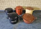 5 stuks emaille kookketel / Weckketel, Ophalen of Verzenden, Gebruikt, Overige materialen, Overige typen