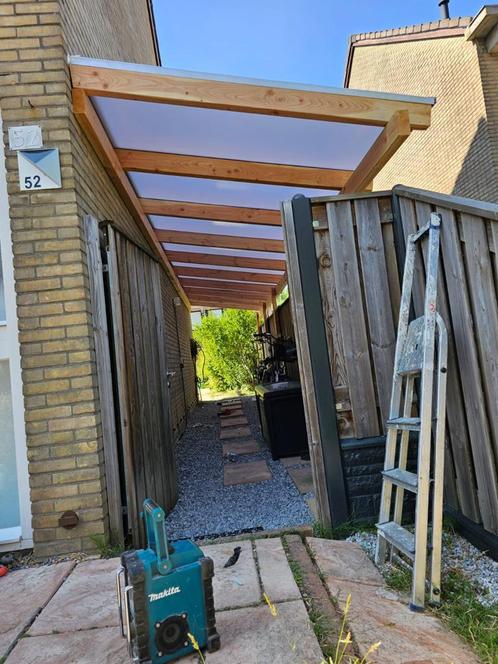 Douglas overkapping op gewenste maat met polycarbonaat dak, Tuin en Terras, Overkappingen, Nieuw, Veranda, Ophalen