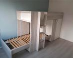 Stapelbed wit/houtkleur, Ophalen, Gebruikt, Stapelbed