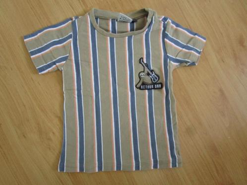 Retour - gestreept shirt Fedde - maatlabel 98 / draagmaat 92, Kinderen en Baby's, Kinderkleding | Maat 92, Zo goed als nieuw, Jongen