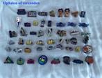 62 pins speldjes buttons € 15 jaren '80 '90 Vintage, Verzamelen, Speldjes, Pins en Buttons, Ophalen, Gebruikt, Overige onderwerpen