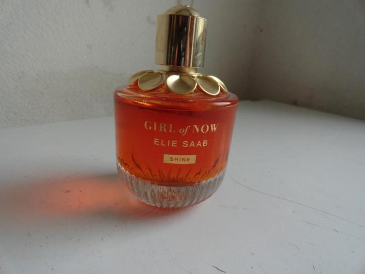 Elie Saab, Girl of now Shine 90 ml edp dames, Sieraden, Tassen en Uiterlijk, Uiterlijk | Parfum, Gebruikt, Ophalen of Verzenden