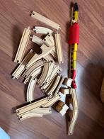 Houten trein ikea en Byga blokken bouwdoos, Ophalen of Verzenden, Zo goed als nieuw