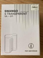 Te koop gevraagd Swango S transparant, Huis en Inrichting, Woonaccessoires | Vazen, Ophalen, Zo goed als nieuw, Glas, Minder dan 50 cm