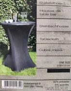 2x Zwarte Statafelhoes - Nieuw - 80x120 cm, Ophalen of Verzenden, Nieuw