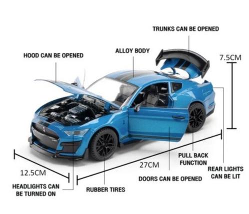 Ford Mustang Shelby GT500 1:18, Hobby en Vrije tijd, Modelauto's | 1:18, Nieuw, Auto, Overige merken, Ophalen of Verzenden