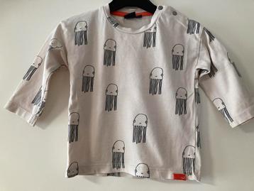Leuk shirt / longsleeve met print, maat 68 babyface beschikbaar voor biedingen