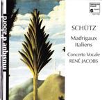 SCHUTZ Madrigaux italiens CD JACOBS HM MDA, Ophalen of Verzenden, Middeleeuwen en Renaissance, Gebruikt