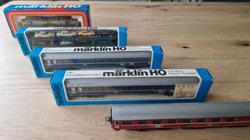 Märklin NS set 3055, 2x4151, 4074 en 1x Lima beschikbaar voor biedingen