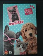 Kwartet studio pets, Hobby en Vrije tijd, Gezelschapsspellen | Kaartspellen, Drie of vier spelers, Ophalen of Verzenden, Zo goed als nieuw