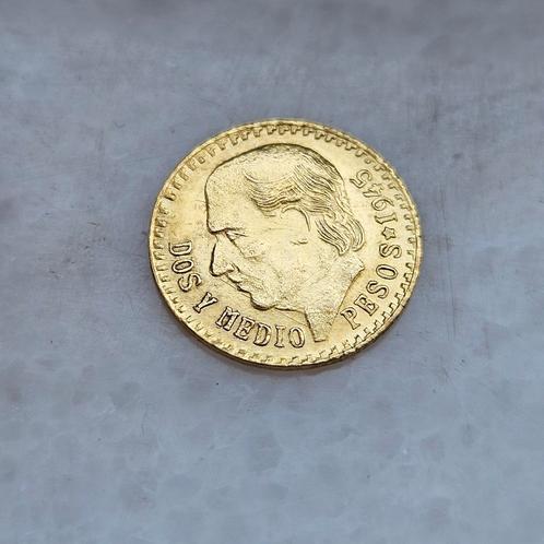 22 karaats gouden restrike 2.5 pesos 1945, Postzegels en Munten, Munten | Amerika, Noord-Amerika, Ophalen of Verzenden