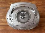 Draagbare Audiosonic CD/radio speler met MP3, grijs, Audio, Tv en Foto, Cd-spelers, Ophalen, Gebruikt, Overige merken, Met radio
