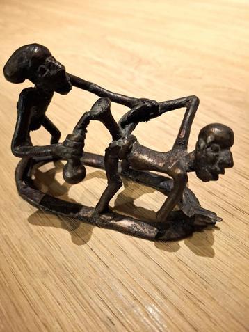 Miniatuur bronzen beeldje Nigeria ca. 1943 beschikbaar voor biedingen