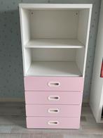 Ikea stuva boekenkast met roze lades, Ophalen, Gebruikt, 100 tot 150 cm, 50 tot 100 cm