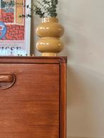Vintage dressoir Fristho lowboard teak hout jaren 50/60, Ophalen, 150 tot 200 cm, Teakhout, Met lade(s)