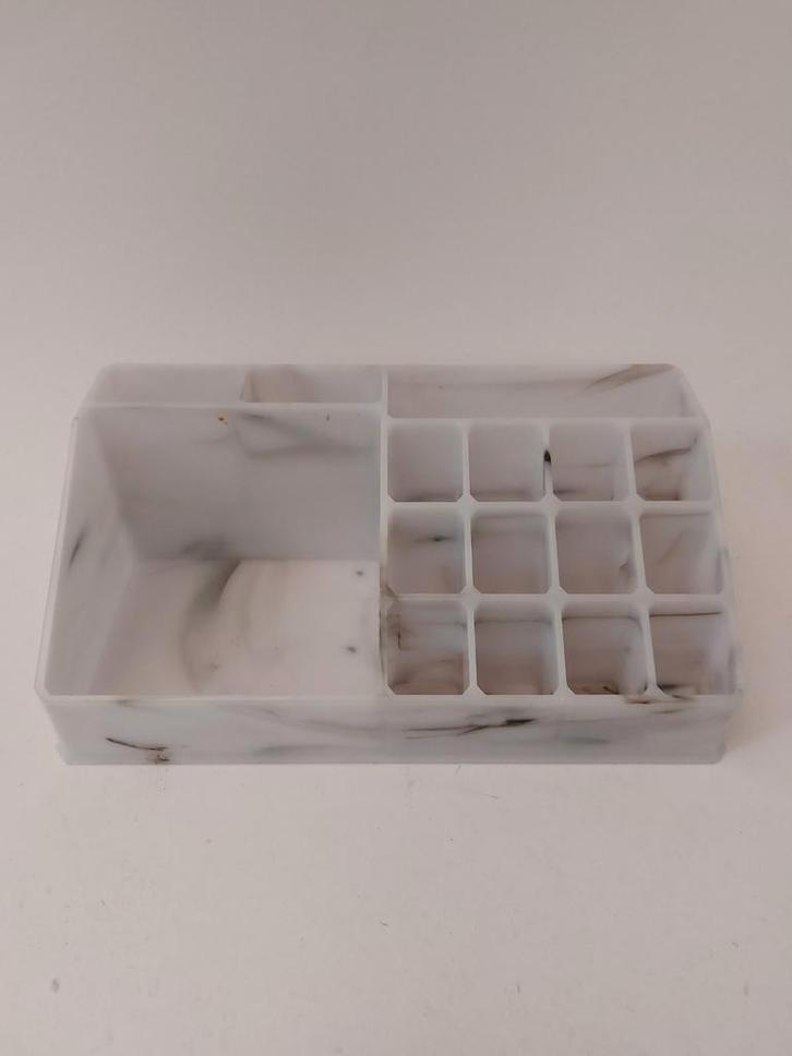 Handig plastic opbergbakje, Huis en Inrichting, Woonaccessoires | Dienbladen, Zo goed als nieuw, Kunststof, Rechthoekig, Ophalen of Verzenden