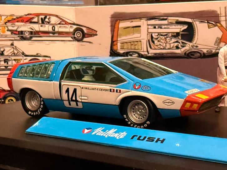 Michel Vaillant - Rush, Hobby en Vrije tijd, Modelauto's | 1:43, Gebruikt, Auto, Overige merken, Ophalen of Verzenden