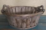 Brocante bloembak / schaal, Ophalen of Verzenden, Zo goed als nieuw, Rond, Overige materialen