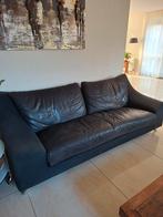 Leolux 3-zits bank met lederen kussens. 2.30m x 0,90m., Ophalen, Gebruikt, 75 tot 100 cm, Leer