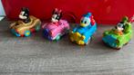 4 Verschillende Disney auto’s met licht en muziek!!, Verzamelen, Ophalen of Verzenden, Mickey Mouse, Zo goed als nieuw, Beeldje of Figuurtje
