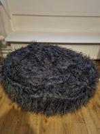 Grijze harige zitzak, Huis en Inrichting, Zitzakken, Ophalen, Gebruikt, Grijs, Zitzak