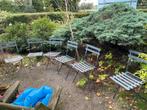 6x Bistro stoeltjes - In goede staat, Tuin en Terras, Ophalen, Gebruikt, Metaal