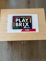 Play Brix Houten Bouwstenen - 500 stuks, Ophalen, Zo goed als nieuw, Overige merken