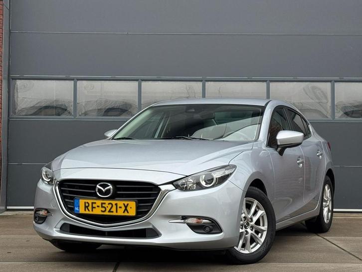 Mazda 3 Skyactive-g 120 pk 2017 Grijs, Auto's, Mazda, Particulier, Airconditioning, Android Auto, Bluetooth, Bochtverlichting