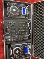 Numark NDX400 (2x) & Behringer DJX900 in flightcase!, Ophalen, Gebruikt, Dj-set, Numark