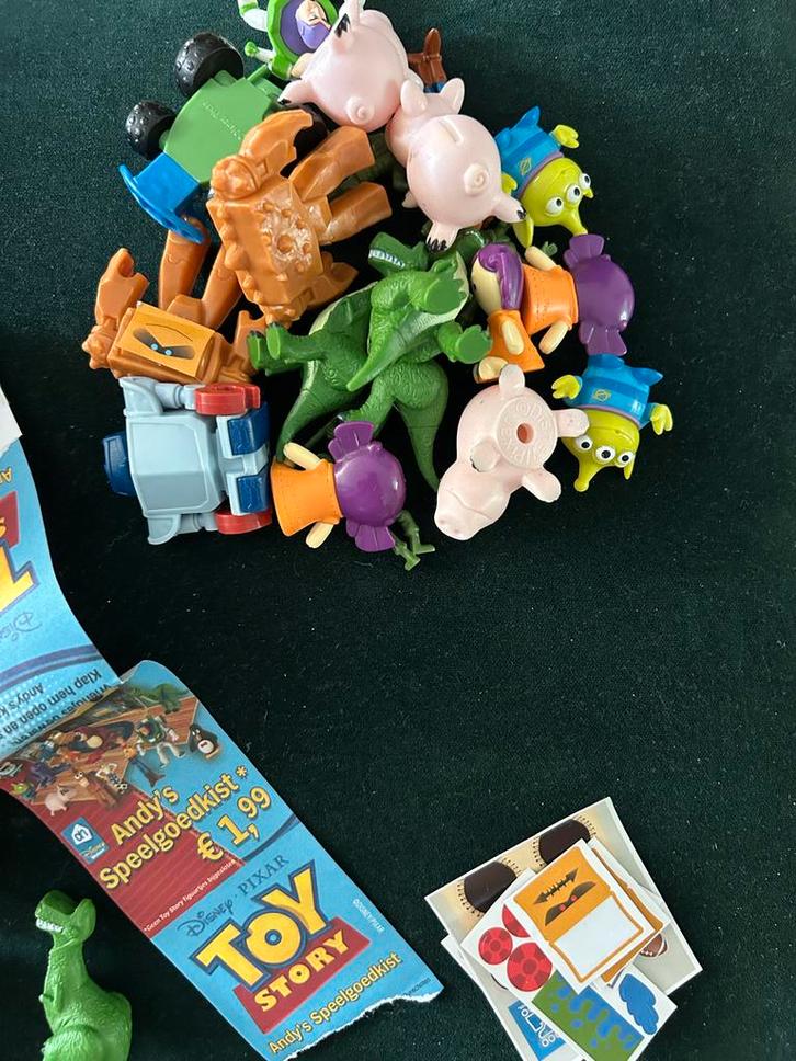 Toy Story Mini Figuren Set, Verzamelen, Disney, Gebruikt, Beeldje of Figuurtje, Overige figuren, Ophalen of Verzenden