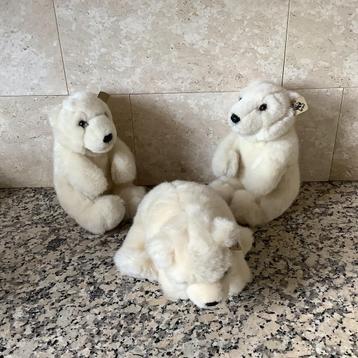 3 WWF Ijsberen knuffeltjes. beschikbaar voor biedingen