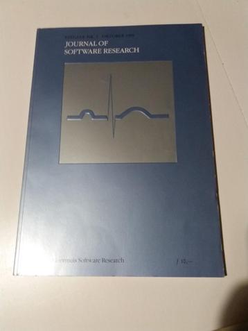 Journal of software research, nr 3 beschikbaar voor biedingen