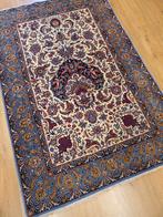 Vintage handgeknoopt perzisch tapijt isfahan 174x111, Info@SlatsAntiek.nl, 100 tot 150 cm, Perzisch, Ophalen of Verzenden