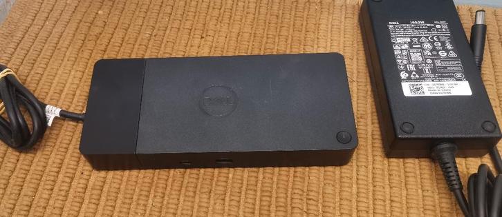Dell WD19S dockingstation inclusief adapter, Computers en Software, Dockingstations, Gebruikt, Docking station, Harde schijf, Tablet