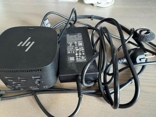 HP Thunderbolt Dock 280W G4 met combokabel, Computers en Software, Dockingstations, Zo goed als nieuw, Docking station, Laptop