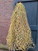 Oud vintage visnet geel groen bootcamp, Ophalen of Verzenden, N, T, V