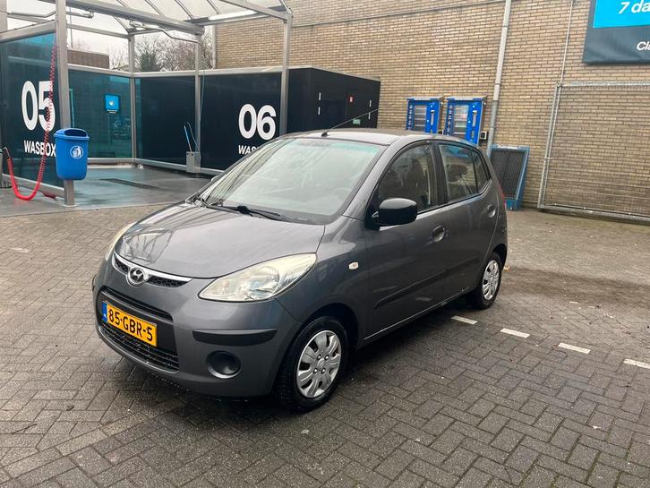 Hyundai i10 1.1 I 5DR 2008 Grijs, Auto's, Hyundai, Particulier, i10, ABS, Airbags, Airconditioning, Centrale vergrendeling, Elektrische ramen