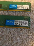 DDR4 Crucial RAM 2x4gb 2133 Mhz, Computers en Software, RAM geheugen, Gebruikt, DDR4, 8 GB, Ophalen of Verzenden