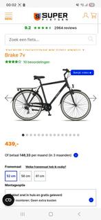 Altec herenfiets 28 inch, Fietsen en Brommers, Fietsen | Heren | Herenfietsen, Versnellingen, Zo goed als nieuw, 57 tot 61 cm