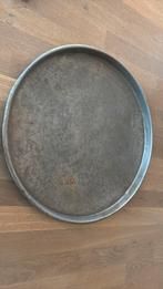 Retro dienblad ø 54 cm, Ophalen of Verzenden, Gebruikt, Rechthoekig, Hout