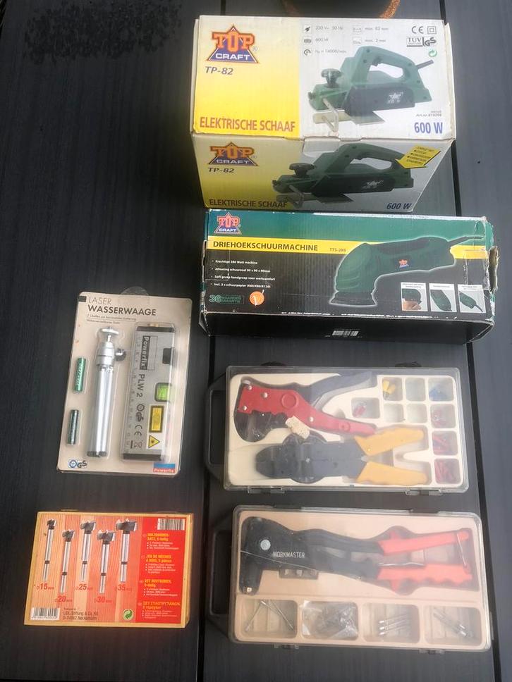 Divers gereedschap oa schuurmachine , elektrische schaaf, Doe-het-zelf en Verbouw, Gereedschap | Handgereedschap, Ophalen of Verzenden