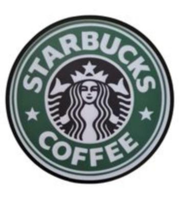 Starbucks coffee wand decoratie verlichting reclame lamp beschikbaar voor biedingen