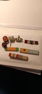 Diverse militaire lintjes en emblemen, Ophalen of Verzenden, Overige soorten, Nederland, Lintje, Medaille of Wings