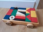 Ikea Mula houten blokkenkar, Kinderen en Baby's, Speelgoed | Houten speelgoed, Ophalen of Verzenden, Zo goed als nieuw, Overige typen