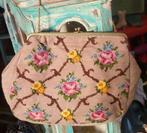 Vintage/Boho/Geborduurd/Handgemaakt/Tasje, Ophalen of Verzenden, Tas, Tas, Bloem