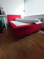 Romantische rood breed bed, Ophalen, Tweepersoons, 210 cm