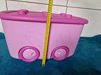 LEGO opbergbak op wielen roze (speelgoedkist / opruimkist), Ophalen