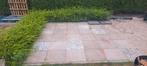 Terras 3x3m grindtegels, Ophalen, Gebruikt, 10 m² of meer, Beton